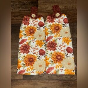 Flowers Fall Hanging Towel Set
